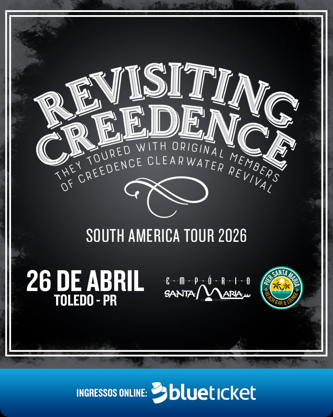 Revisiting Creedence: Toledo terá show de turnê internacional