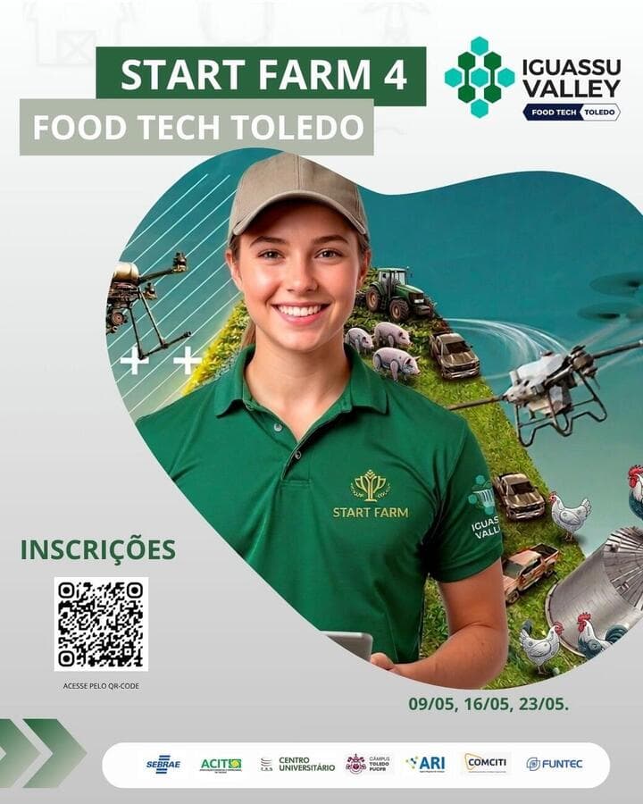 Start Farm: Toledo recebe evento que une inovação e empreendedorismo no agro