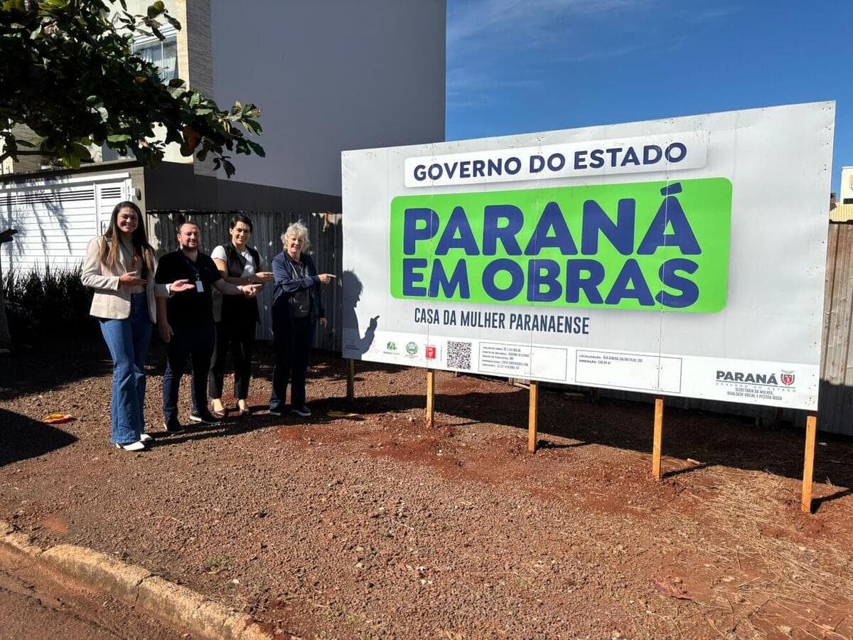 Obra da Casa da Mulher Paranaense em Toledo recebe vistoria