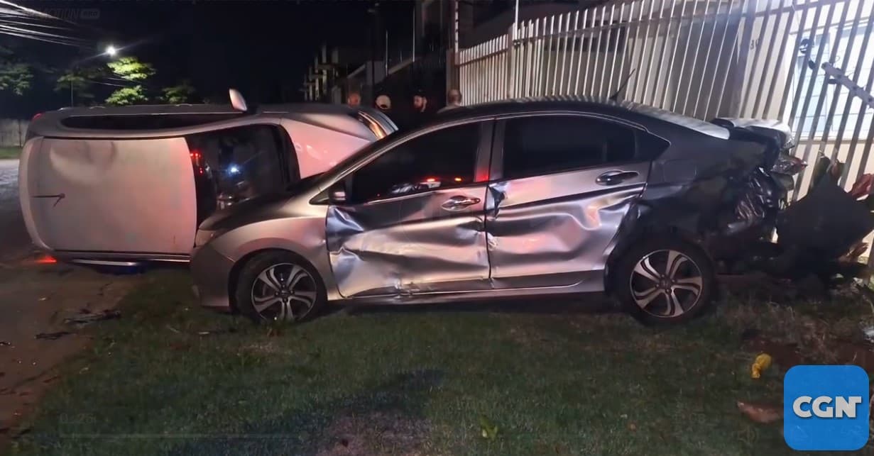 Homem perde parte do couro cabeludo em acidente na madrugada