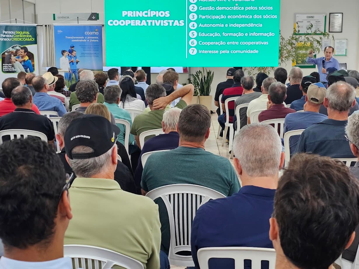 Cooperados relatam visão de segurança e confiança no relacionamento com a Coamo