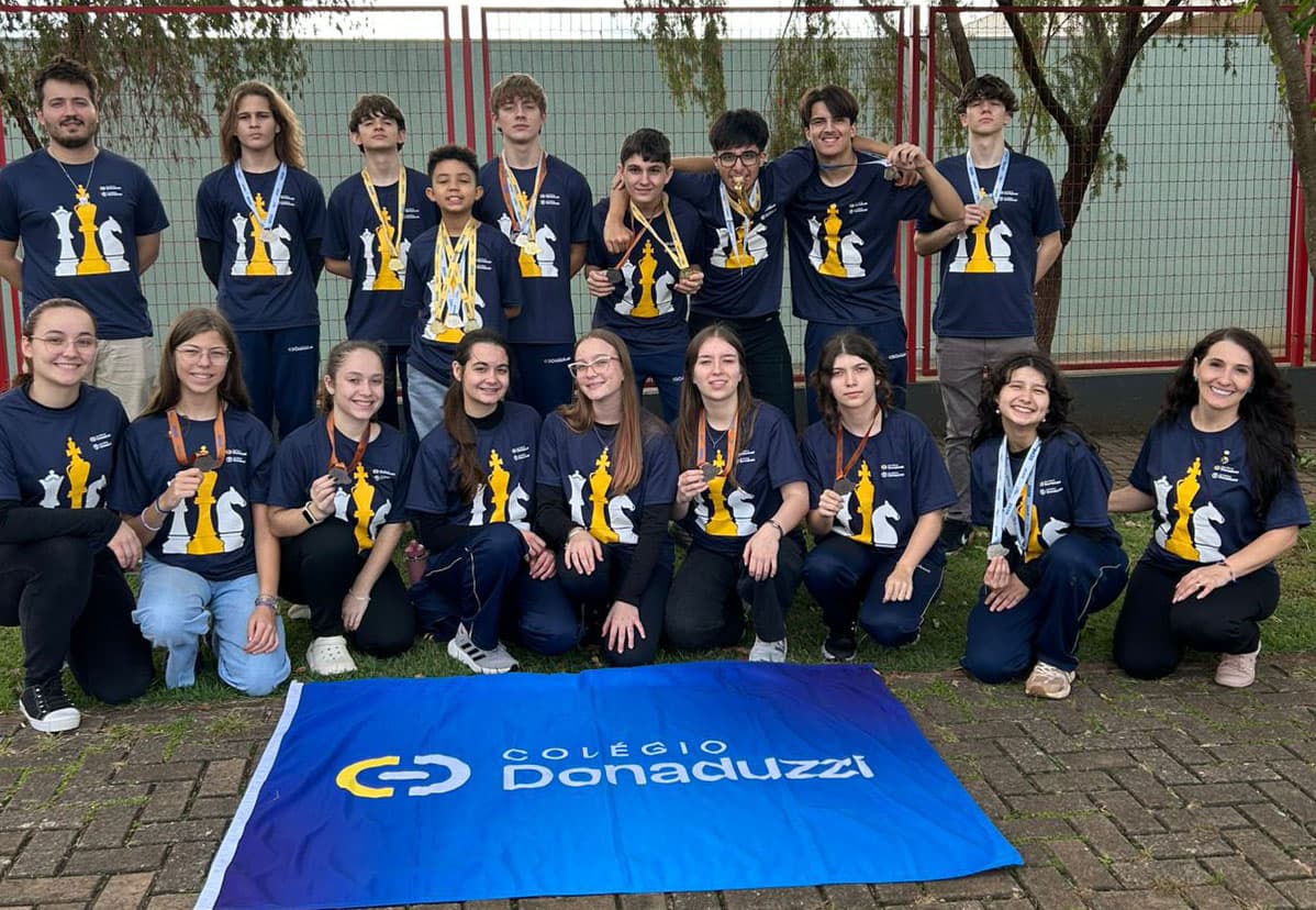 Do tabuleiro para grandes conquistas: Colégio Donaduzzi é destaque nos Jogos Escolares do Paraná