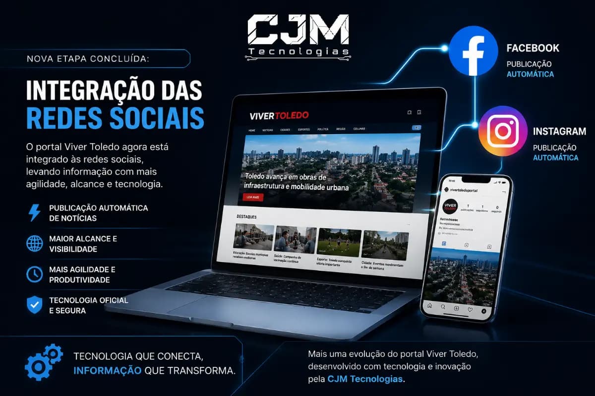 Viver Toledo avança para a segunda etapa e integra redes sociais ao portal