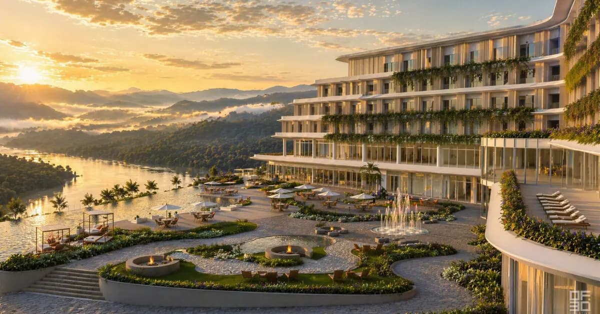 Rede internacional vai construir resort em destino de águas termais