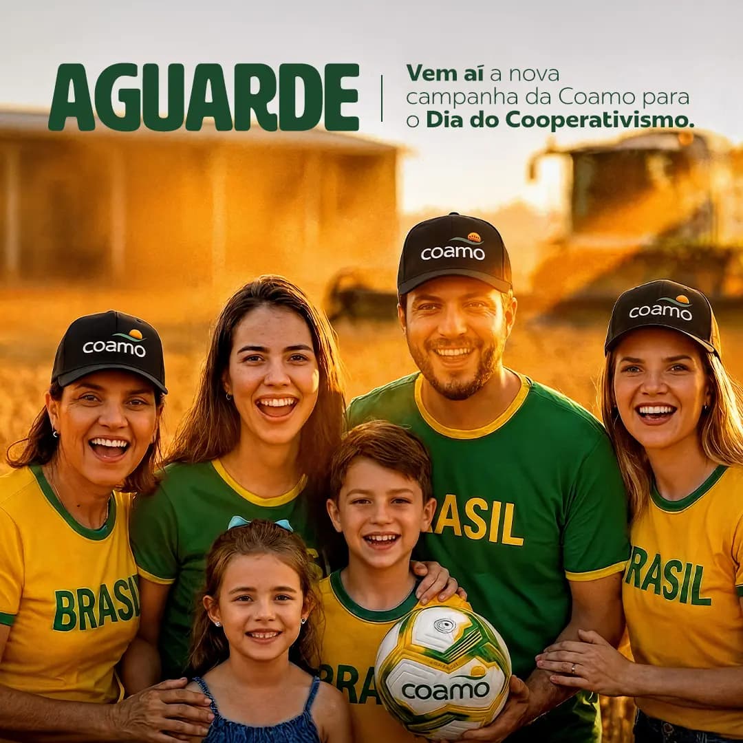 Coamo promove campanha que une a paixão pelo futebol e a força do cooperativismo